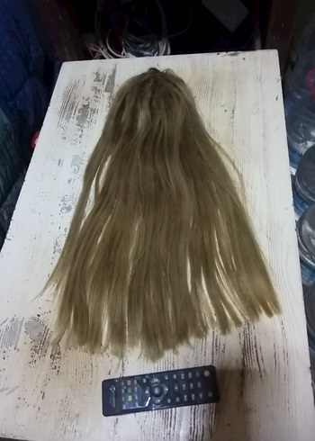 Gercek sac tepelik 52 cm 158 gıram - Görsel 5