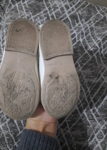 İnci Detaylı Beyaz Kız Çocuk Babet - Görsel 6