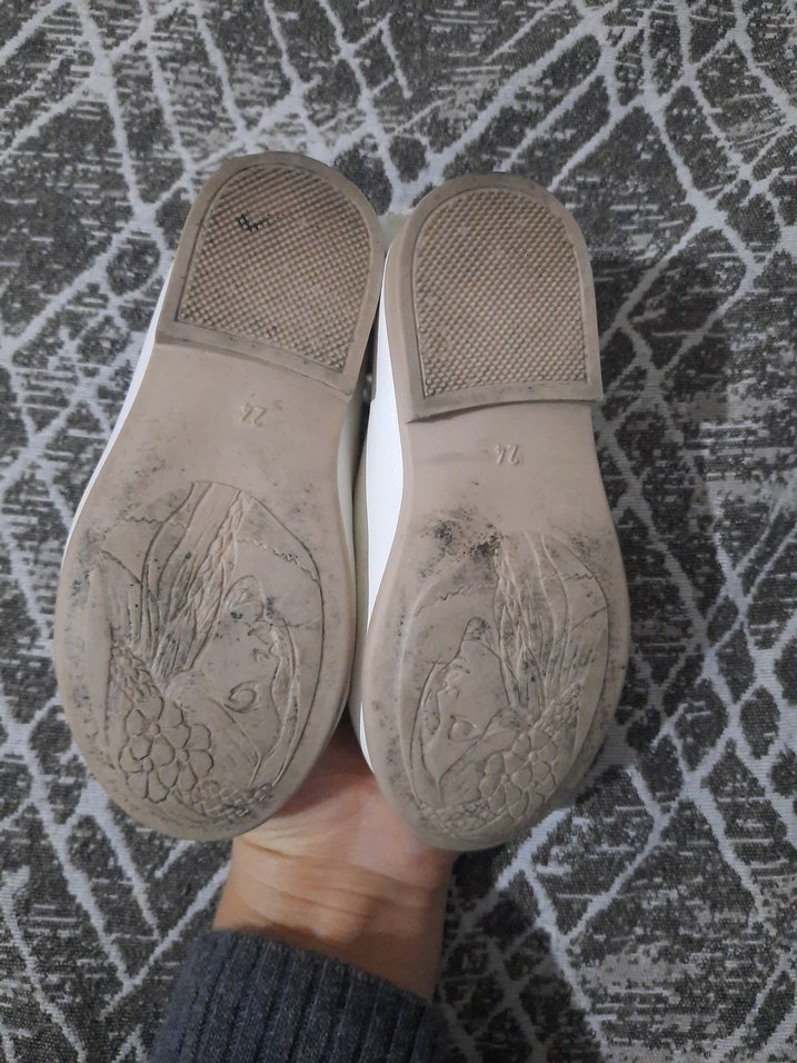 İnci Detaylı Beyaz Kız Çocuk Babet - Görsel 5