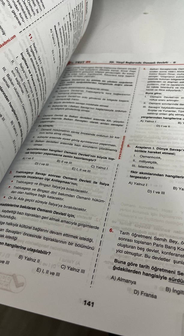 TYT Sadettin Hoca Tarih Soru Bankası - Görsel 2