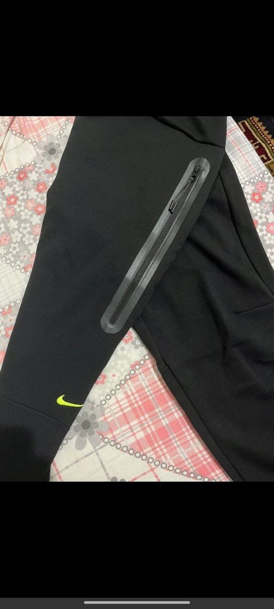Nike Tech Fleece Siyah Fermuarlı Erkek Eşofman Altı - Görsel 4