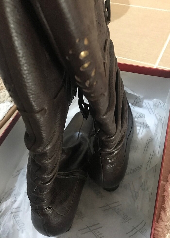 Kahverengi çizme - Görsel 3