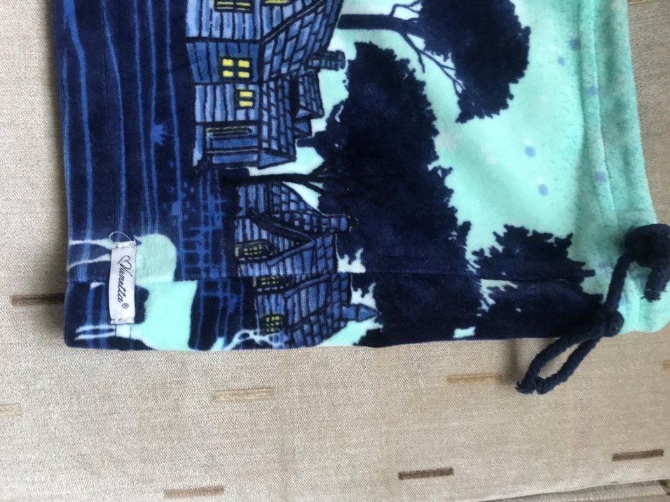 Baskılı Mavi Çocuk Beresi ve boyunluğu - Görsel 2