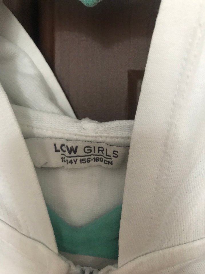 Kız çocuk beyaz hırka - Görsel 5