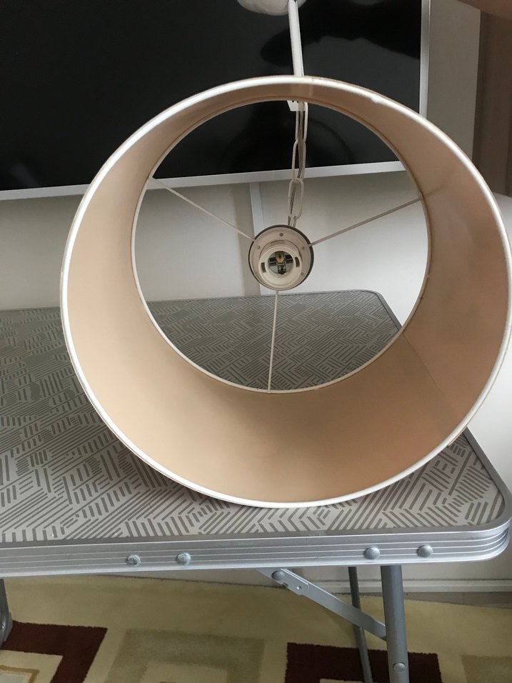 Pembe Barbie Temalı Avize Lambası - Görsel 4