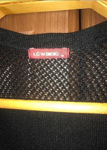 Siyah Uzun Kollu Örgü Kadın Hırka - Görsel 5