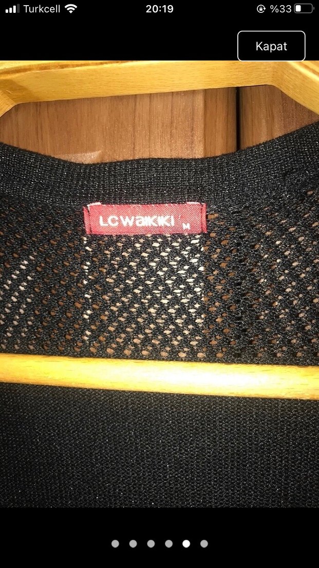 Siyah Uzun Kollu Örgü Kadın Hırka - Görsel 5