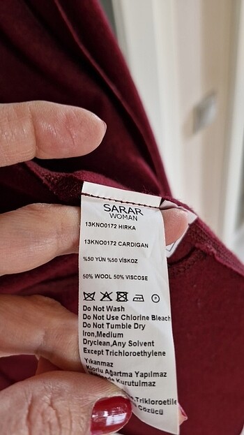 Sarar Sarar marka small beden yünlü ceket