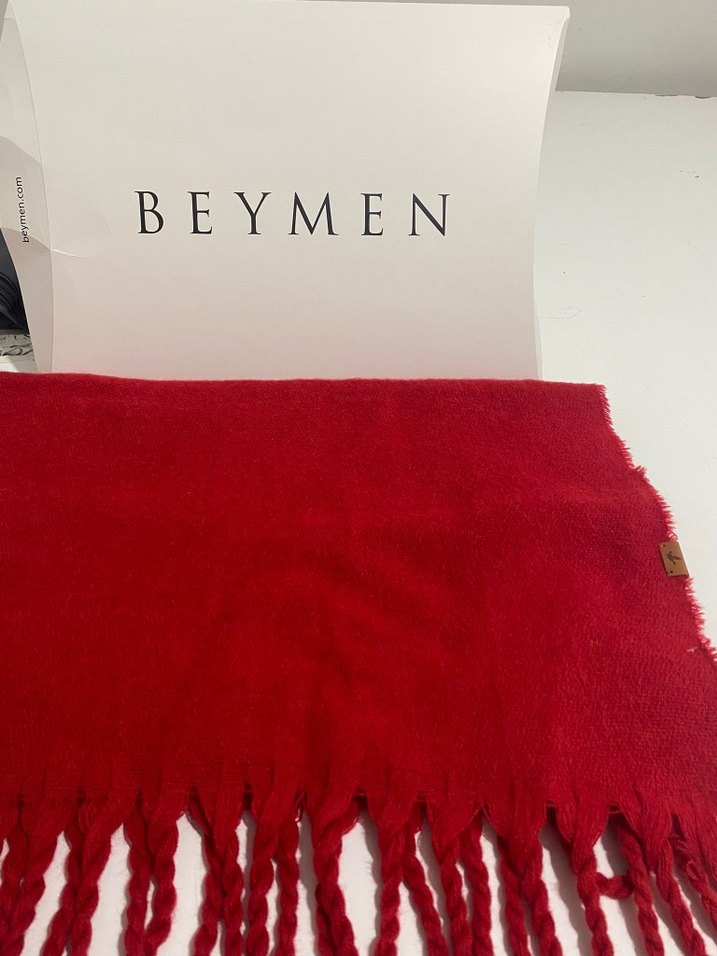 Beymen Kırmızı Şal - Görsel 2