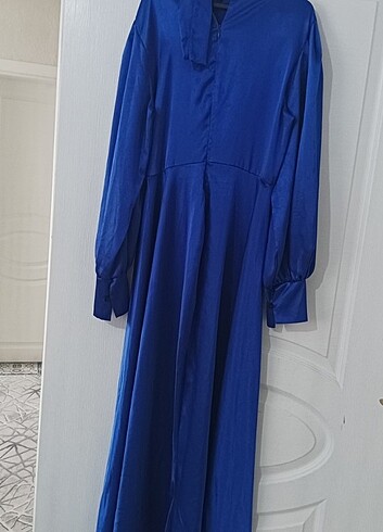 40 Beden mavi Renk Kadın elbise