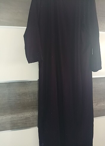 Anne Klein Kadife tessetür elbise