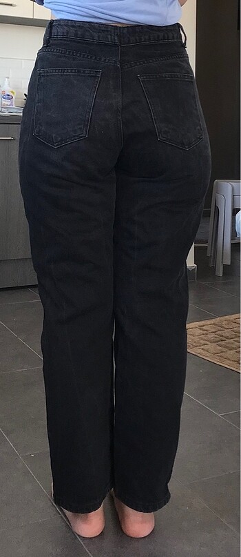 xl Beden RAHAT DÜZ PAÇA KOT PANTOLON
