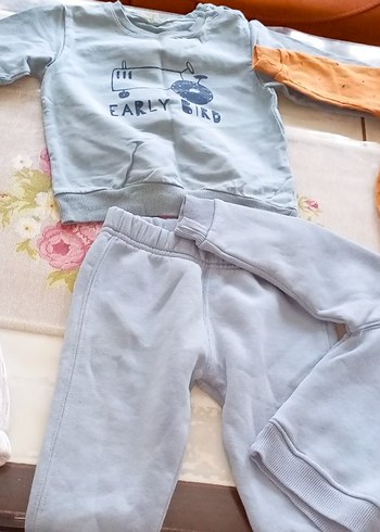 Gri Erkek Çocuk Rahat Kesim Eşofman Takımı