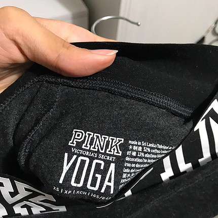 xs Beden gri Renk Victoria?s Secret PINK Yoga Taytı