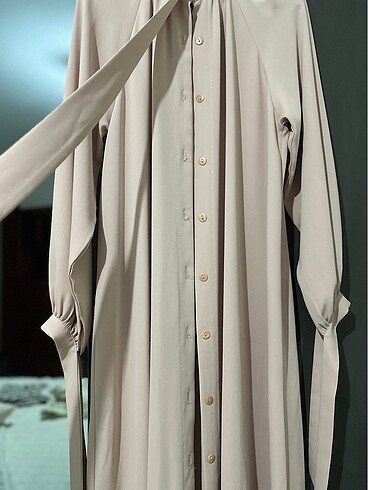 Önü düğmeli elbise - Görsel 3