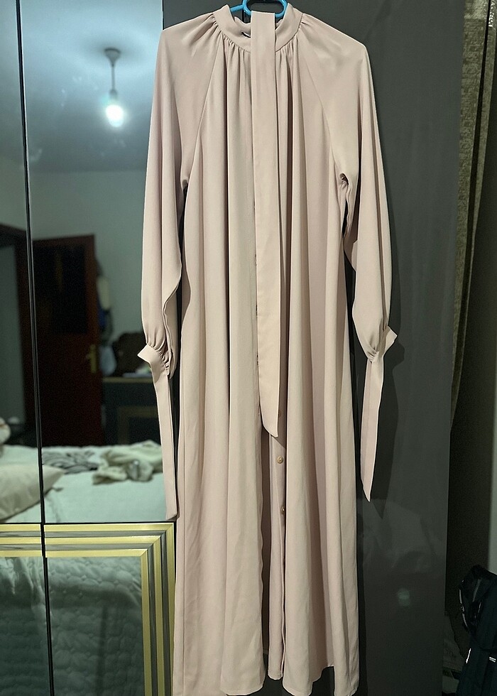 Önü düğmeli elbise - Görsel 2