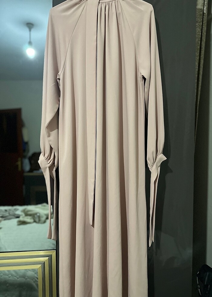 Önü düğmeli elbise - Görsel 4