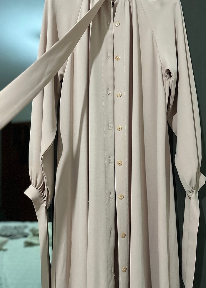 Önü düğmeli elbise - Görsel 3