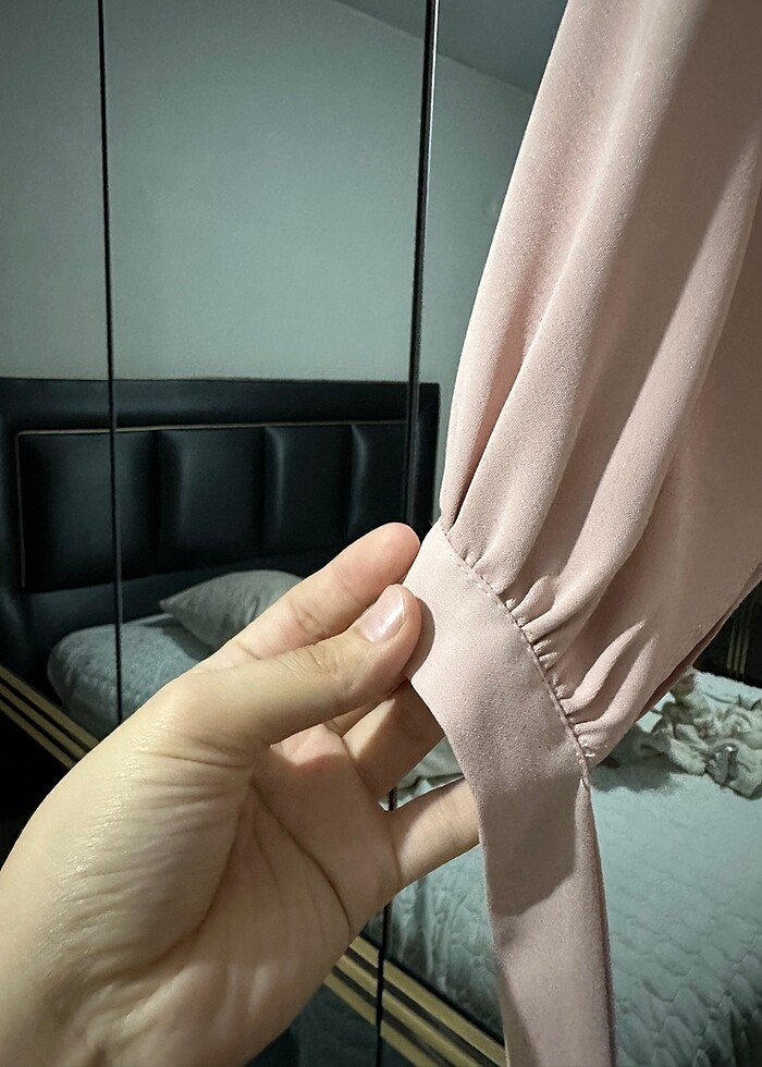 Önü düğmeli elbise - Görsel 5