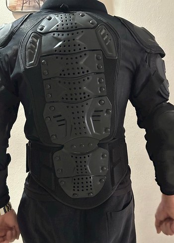 Siyah Desenli Motorcu montu - Görsel 2