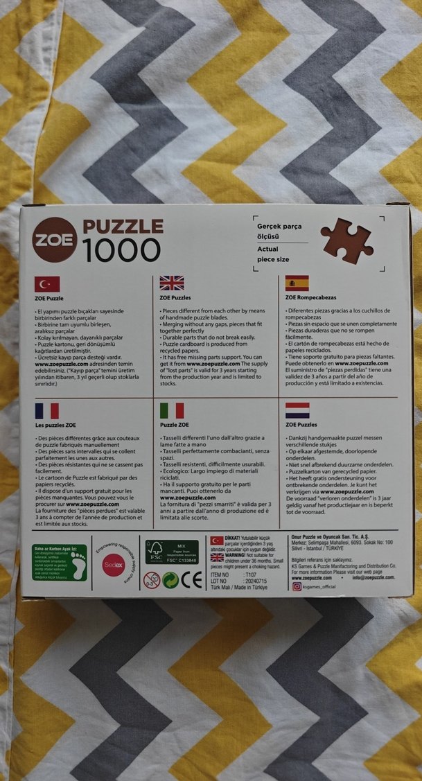 Zoe Landscape 1000 Parça Puzzle - Görsel 2