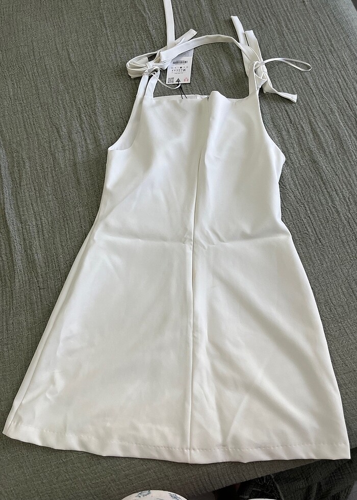 Zara Beyaz Elbise - Görsel 3