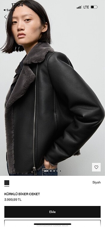 Mango biker mont - Görsel 2