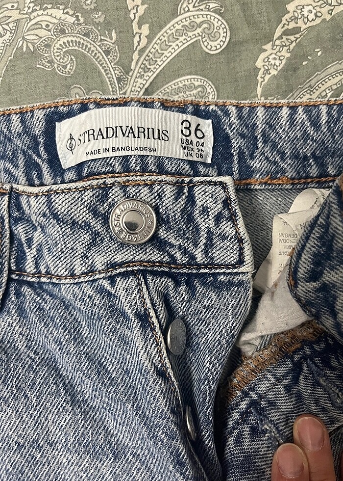 Stradivarius Mom Jean - Görsel 2