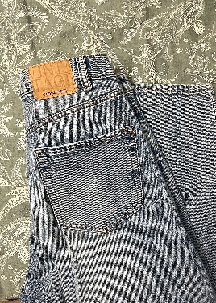 Stradivarius Mom Jean - Görsel 3