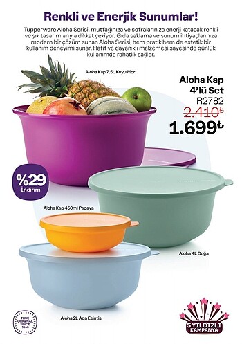 Aloha 4lu set indirimli