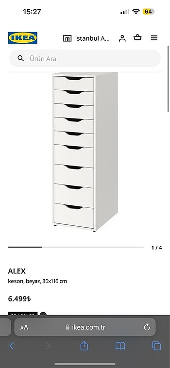 Ikea Ikea 9 raflı şifonyer