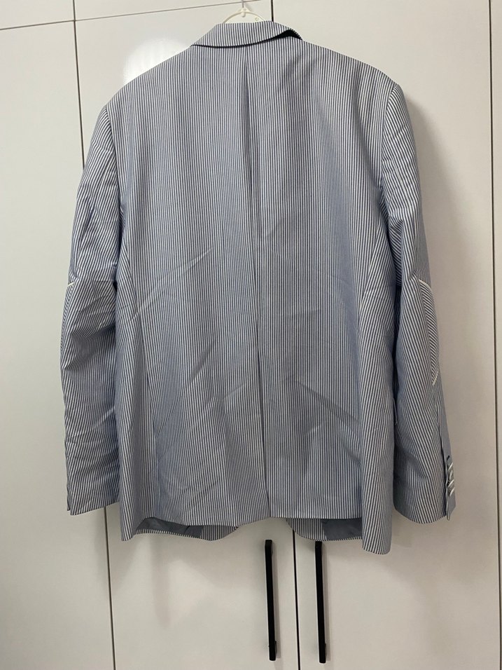 Düğmeli Gri Erkek Ceket - Görsel 2