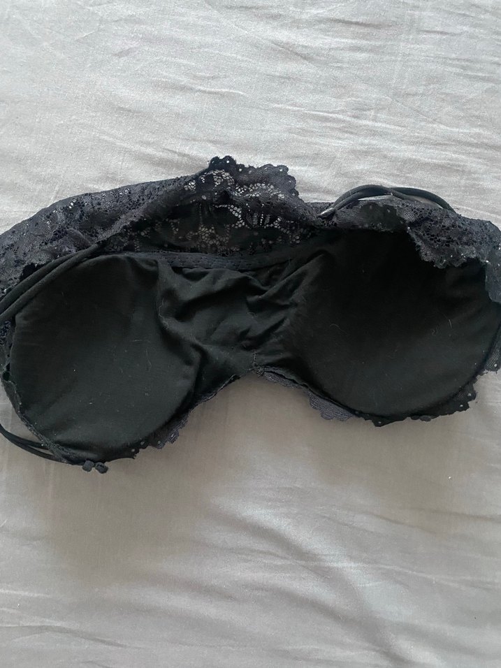 Siyah Dantelli Gotik Bralet - Görsel 2