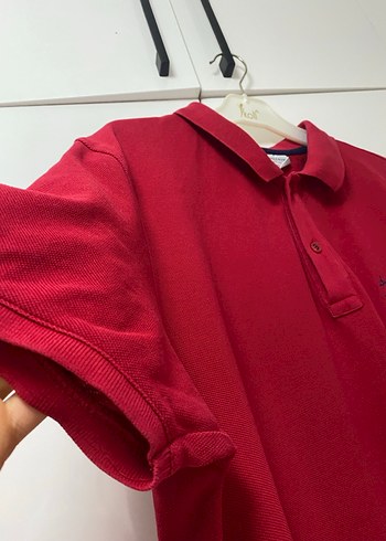 Kırmızı Erkek Polo Tişört - Görsel 4