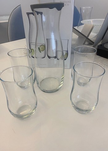 Madam Coco 5 Parça Karaf ve Bardak Seti - Görsel 2