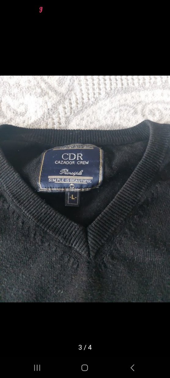 Erkek Siyah Regular Fit Pamuklu kazak - Görsel 3