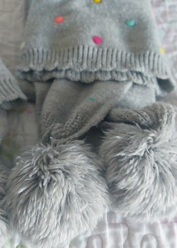 kiz cocuk bere atkı takim - Görsel 3