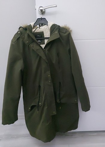 Kadın Haki Mavi parka - Görsel 2