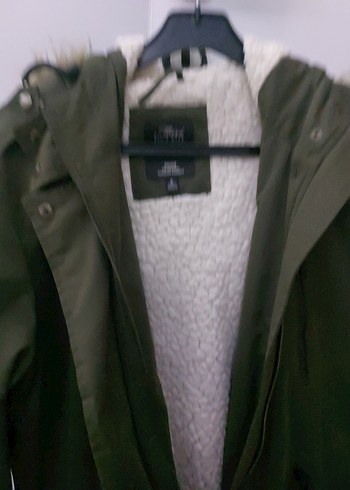 Kadın Haki Mavi parka - Görsel 4