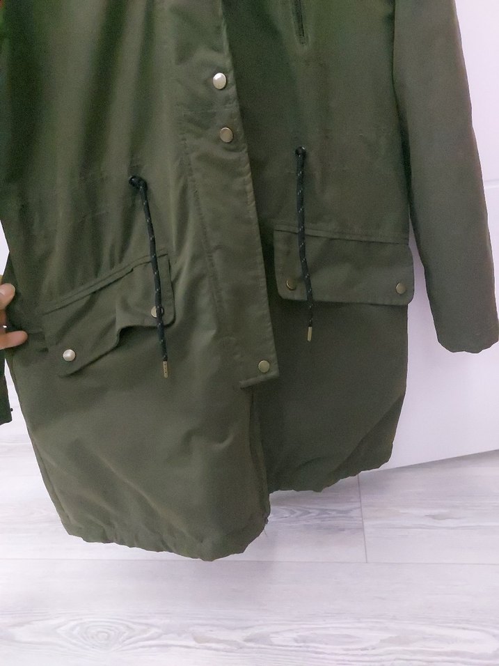 Kadın Haki Mavi parka - Görsel 3