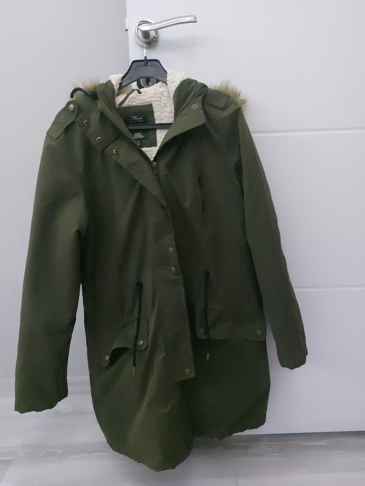 Kadın Haki Mavi parka - Görsel 2