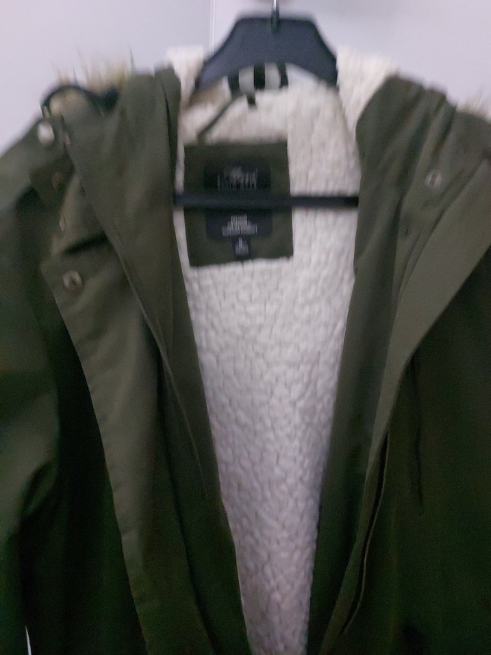 Kadın Haki Mavi parka - Görsel 4