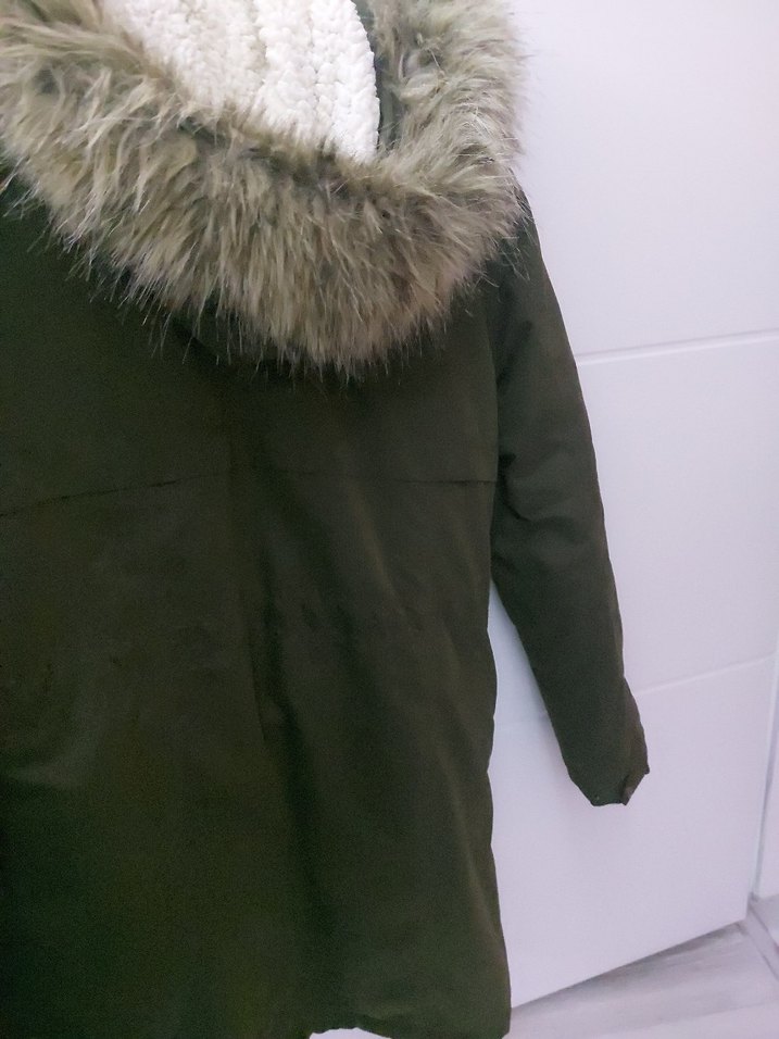 Kadın Haki Mavi parka - Görsel 5