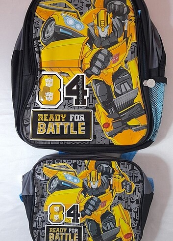 TRANSFORMERS BUMBLEBEE BESLENMELİ OKUL ÇANTASI