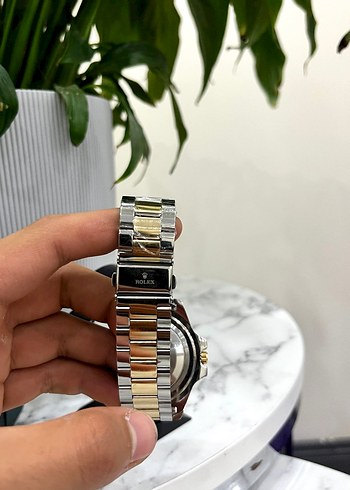 Rolex Modern Klasik Mavi Erkek Saat - Görsel 7