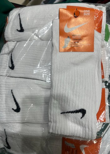 Nike Erkek Beyaz Midi Çorap - Görsel 2