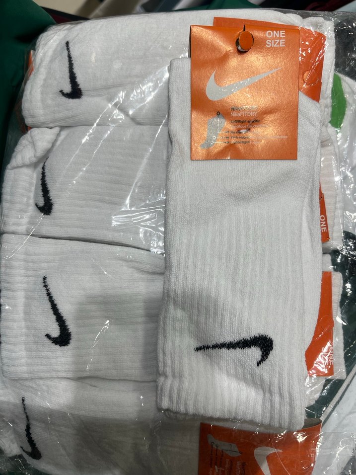 Nike Erkek Beyaz Midi Çorap - Görsel 2