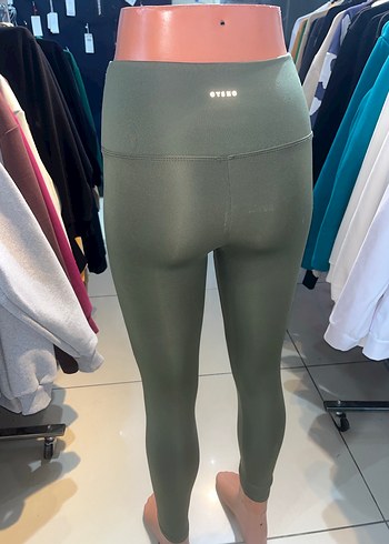 Yeşil Kadın Midi Boy Spor Tayt - Görsel 2