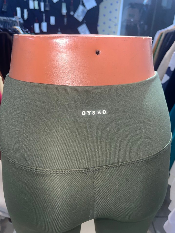 Yeşil Kadın Midi Boy Spor Tayt - Görsel 3