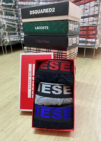 Erkek Baskılı Kısa Kesim Fit Boxer - Görsel 2